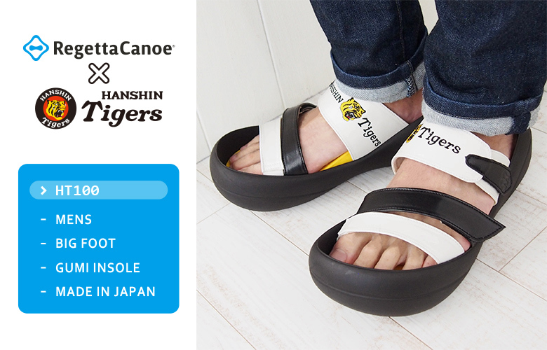売れ筋 リゲッタ カヌー サンダル メンズ Ht100 阪神 阪神タイガース タイガース コラボ ビッグフット グミインソール 日本製 再再販 Studiostodulky Cz