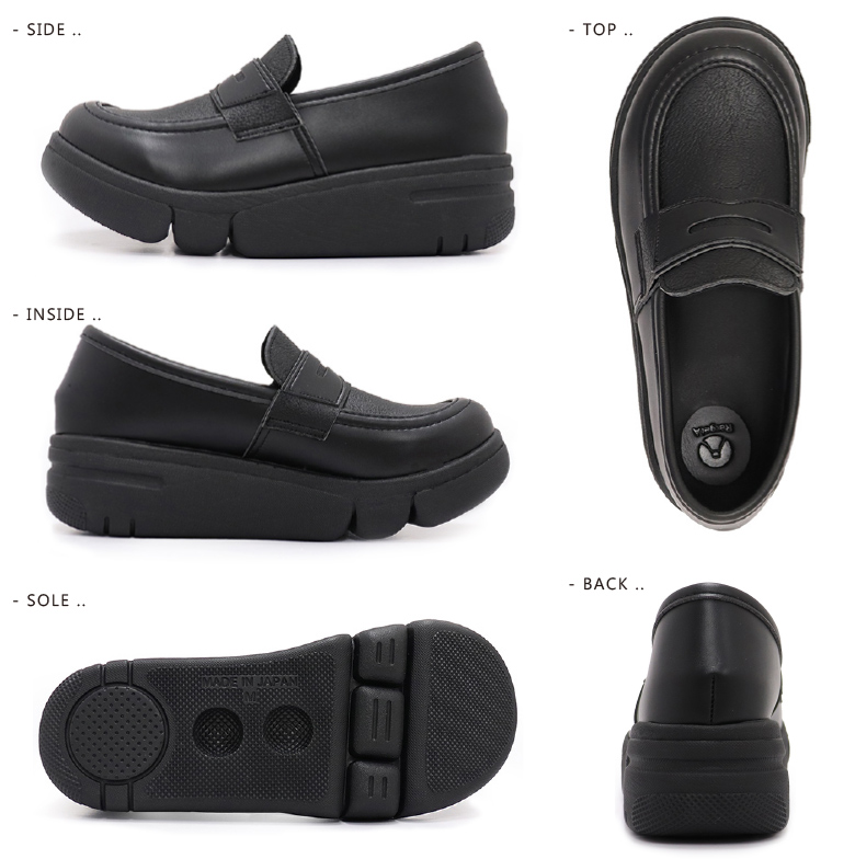 Re:getA（リゲッタ） シューズ レディース RE164 靴 厚底 ローファー