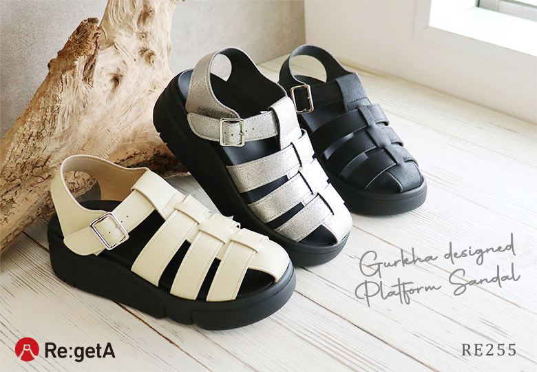 Re:getA リゲッタ シューズ レディース RE255 靴 厚底 サンダル