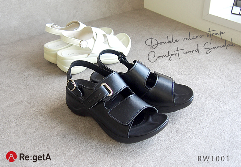 リゲッタワーク リゲッタ Re:getA ワーク サンダル レディース RW-1001