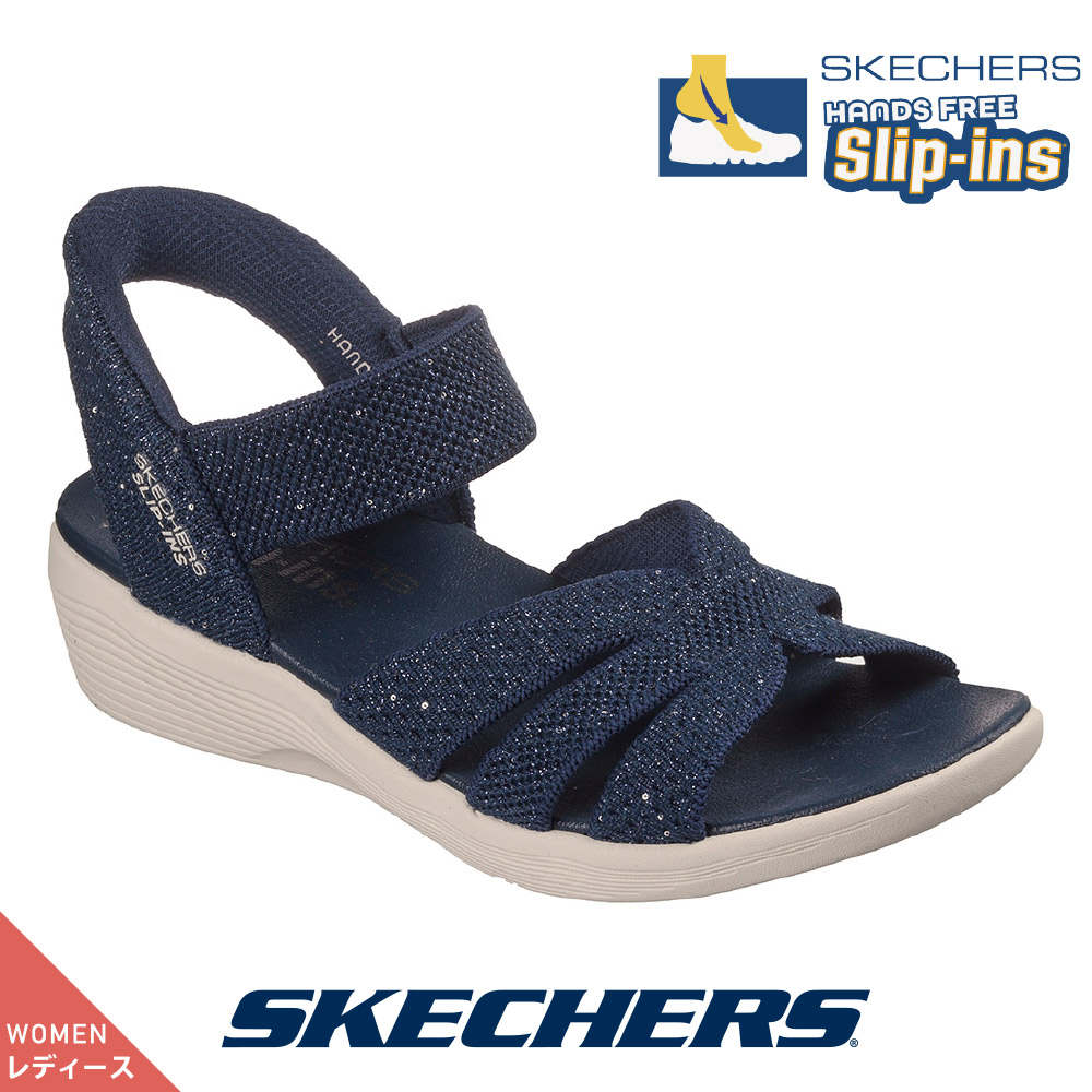 �X�P�b�`���[�Y SKECHERS 119842 NVY �� �T���_�� �X���b�v�C���Y �n���Y�t���[ ARYA �A���� - �X�p�[�N�����O �v���C�Y �i�`������ ���f�B�[�X �R���t�H�[�g