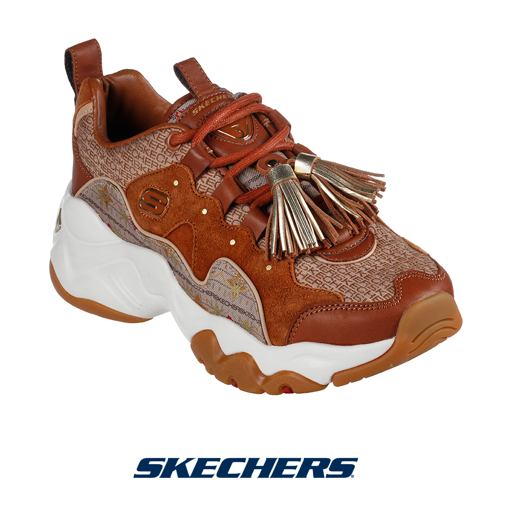 スケッチャーズ 149740-tan レディース スニーカー SKECHERS くつ 靴 シューズ ディーライト D'LITES 3.0-ROYAL  FRINGE 限定 ヘリテージ エリート プレミアム