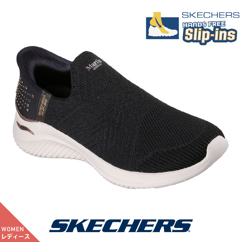 SKECHERS（スケッチャーズ） レディース 150413 BKRG ブラック/ローズ