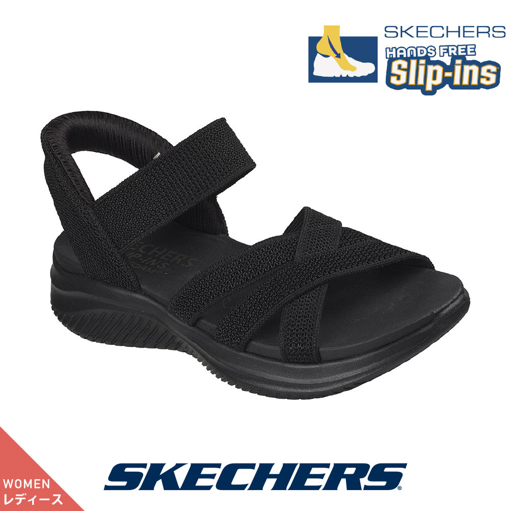 SKECHERS（スケッチャーズ） レディース 164085 BBK ブラック サンダル
