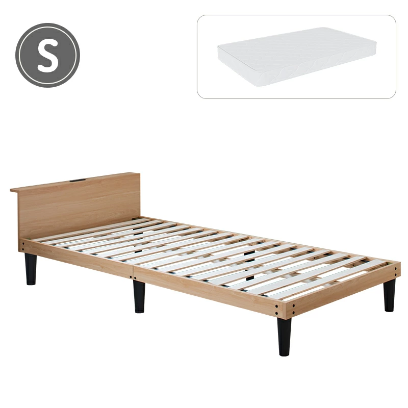 最安値 新品 送料無料☆ セミダブルベッド マットレス付 ウォルナット 19 セミダブルベッド マットレス付のおすすめ人気商品一覧 通販