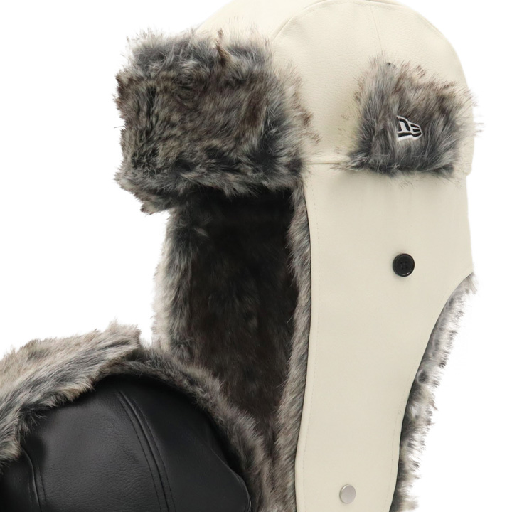 NEW ERA（ニューエラ） トラッパー シンセティックレザー ONSPOTZ別注