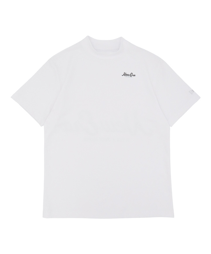 【新品】NEW ERA ホワイト Tシャツ Lサイズ　ゴルフ NEW ERA ニューエラ ゴルフウェア ミッドネック ONSPOTZ別注