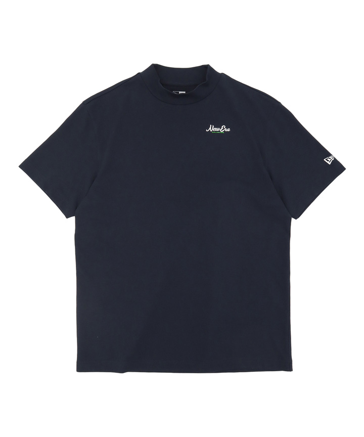 ニューエラ ゴルフ用 ミッドネックTシャツ ジャカードロゴ ブラック XXL 半袖 ミッドネック Tシャツ ジャカードロゴ ブラック | ゴルフ