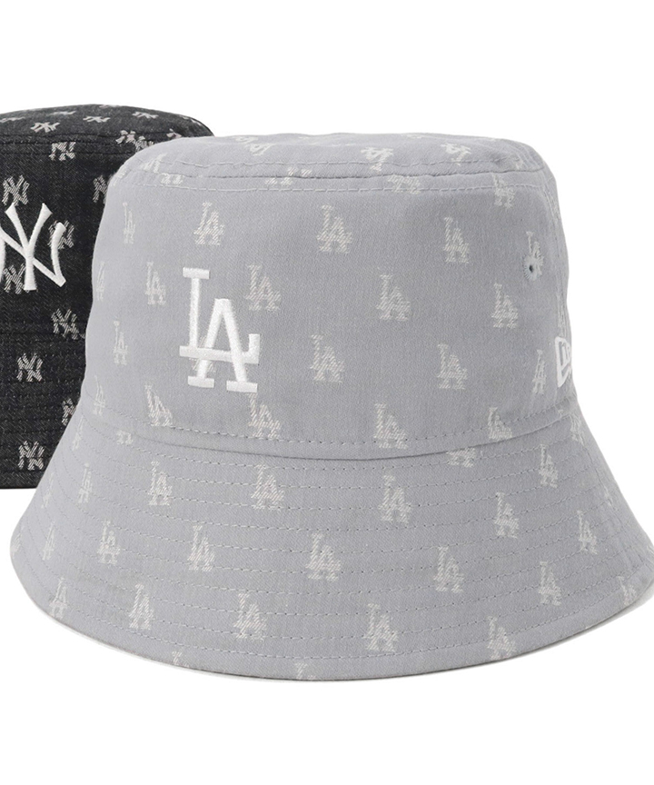 NEW ERA ニューエラ バケットハット MLB モノグラムジャカード