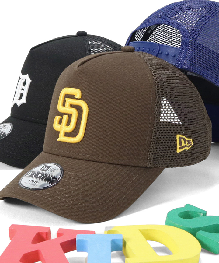 NEW ERA ニューエラキッズ メッシュキャップ Youth9FORTYA-Frame