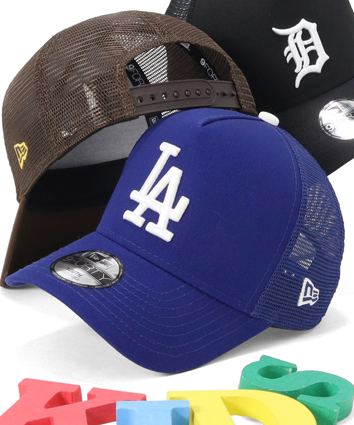 NEW ERA ニューエラキッズ メッシュキャップ Youth9FORTYA-Frame