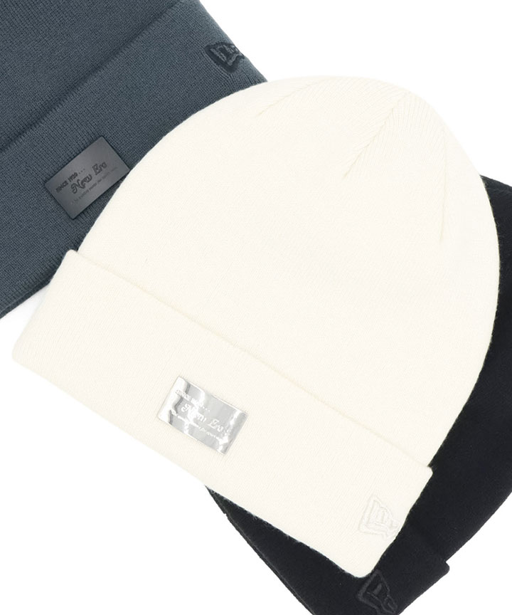 NEW ERA ニューエラ ニット帽 メタルプレート ONSPOTZ別注