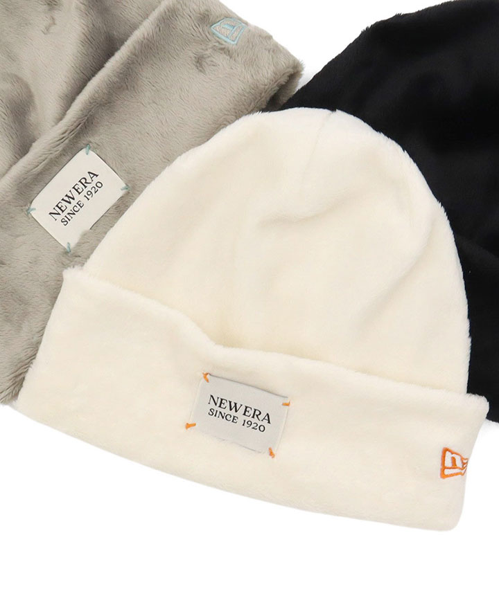 NEW ERA（ニューエラ） ニット帽 マイクロファー パッチ : ONSPOTZ