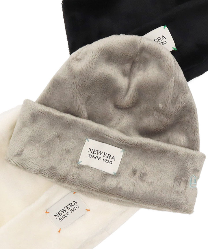 NEW ERA（ニューエラ） ニット帽 マイクロファー パッチ : ONSPOTZ