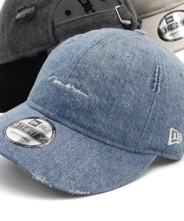 NEW ERA ニューエラキャップ デニム ONSPOTZ別注 手書き風ロゴ
