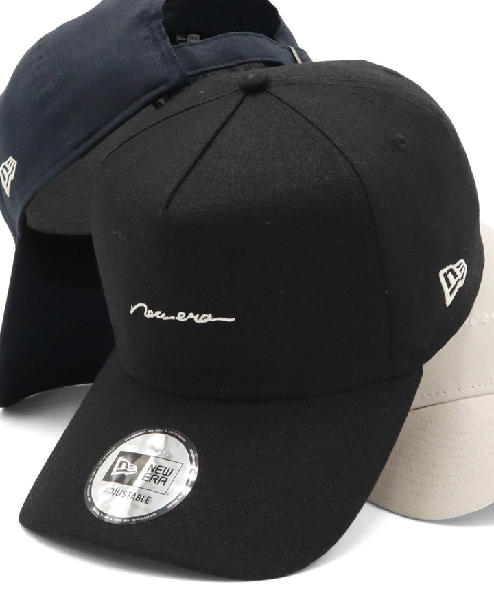 【未使用品】waac バイザー キャップ NEW ERA 黒 未使用品】waac バイザー キャップ NEW ERA 黒 メンズウェア