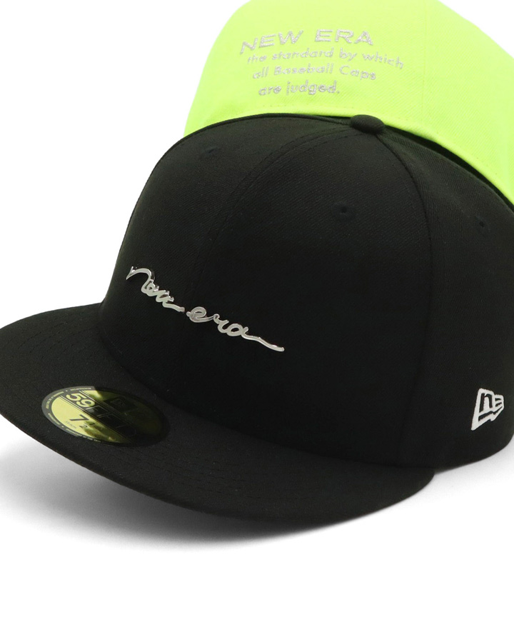 NEW ERA ニューエラキャップ 59FIFTY 手書き風メタルロゴ