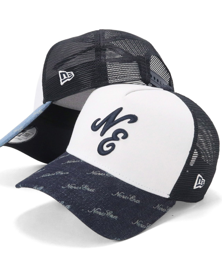 NEW ERA ニューエラメッシュキャップ 9FORTYA-FRAME デニム