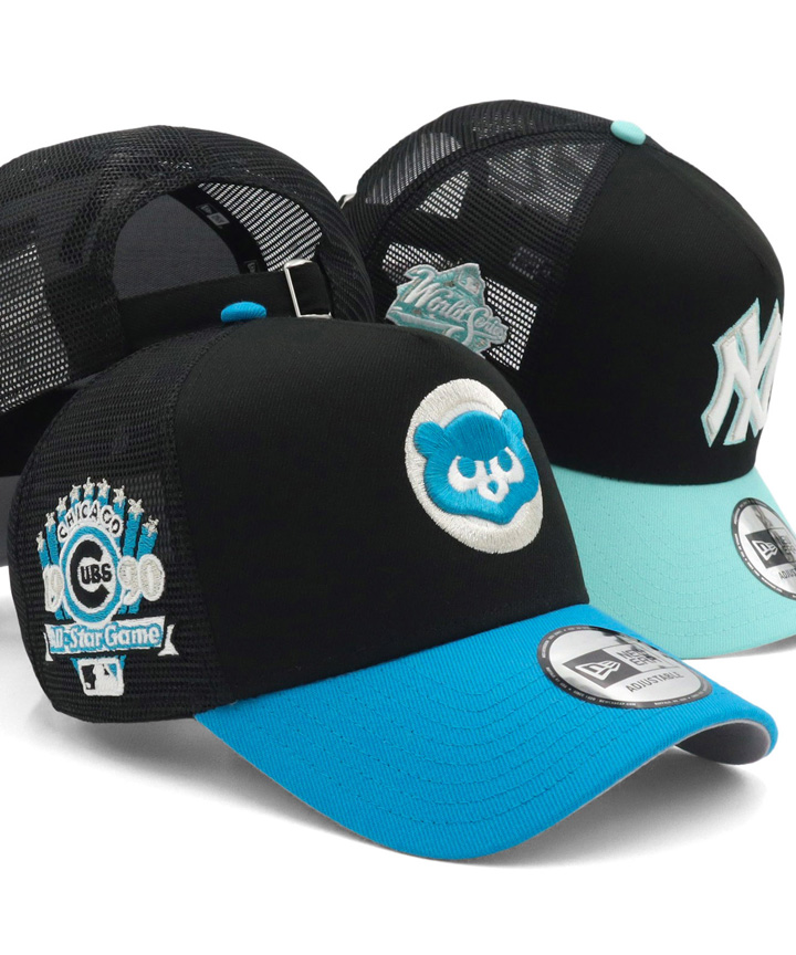帽子 poch NEW ERA ニューエラメッシュキャップ 9FORTYA-FRAME MLB ONSPOTZ