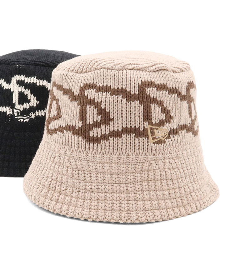 NEW ERA（ニューエラ） ニットバケットハット フラッグチェーン バケハ