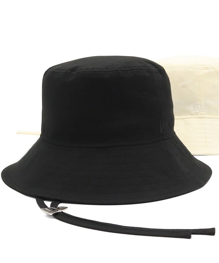 NEW ERA（ニューエラ） バケットハット ジュエリーチャーム付き 無地