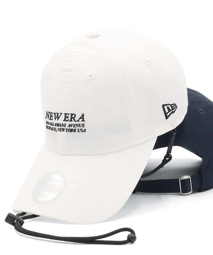 NEW ERA（ニューエラ） ゴルフキャップ 9TWENTYロングバイザー 顎紐
