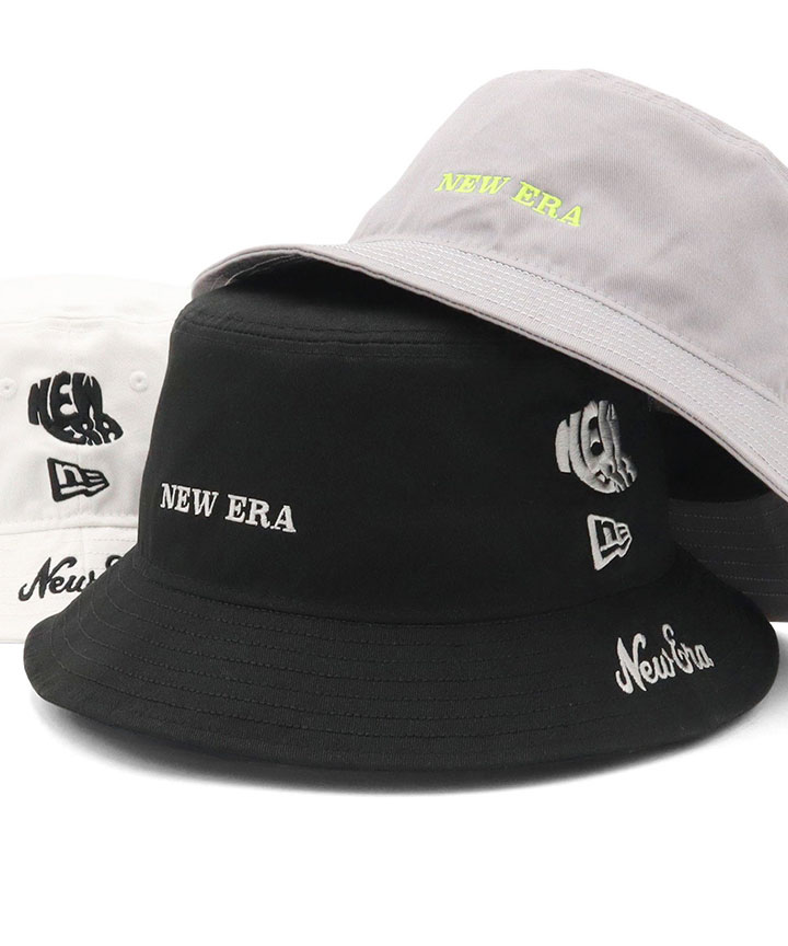 NEW ERA（ニューエラ） ゴルフ バケットハット アーカイブロゴ