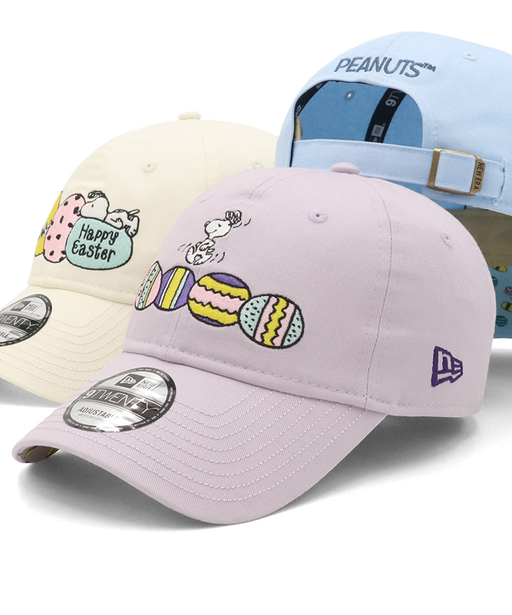 激レア/廃番【ニューエラ×パーリーゲイツ×スヌーピー】限定コラボ キャップ白×紺 NEW ERA（ニューエラ） 最大42% 5/21限定 ゴルフ ピーナッツコラボ