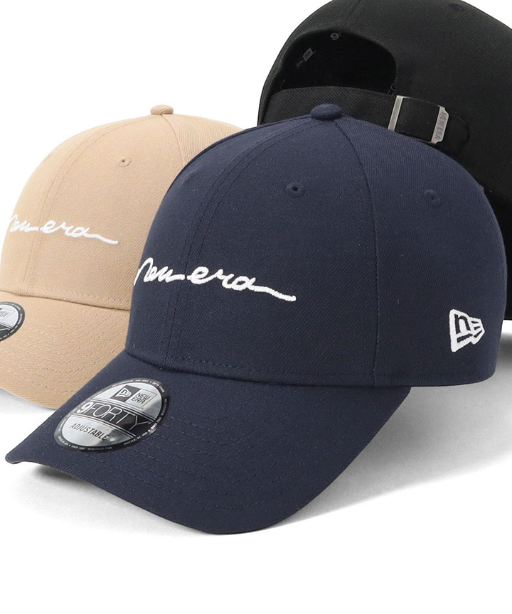 NEW ERA（ニューエラ） ニューエラキャップ 9FORTY 手書き風ロゴ筆記体