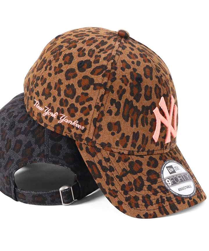NEW ERA（ニューエラ） ニューエラキャップ 9FORTY レオパード柄MLB