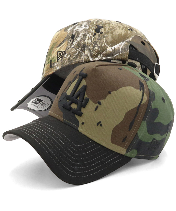 NEW ERA（ニューエラ） ニューエラキャップ 9FORTYA-Frame カモ柄 MLB