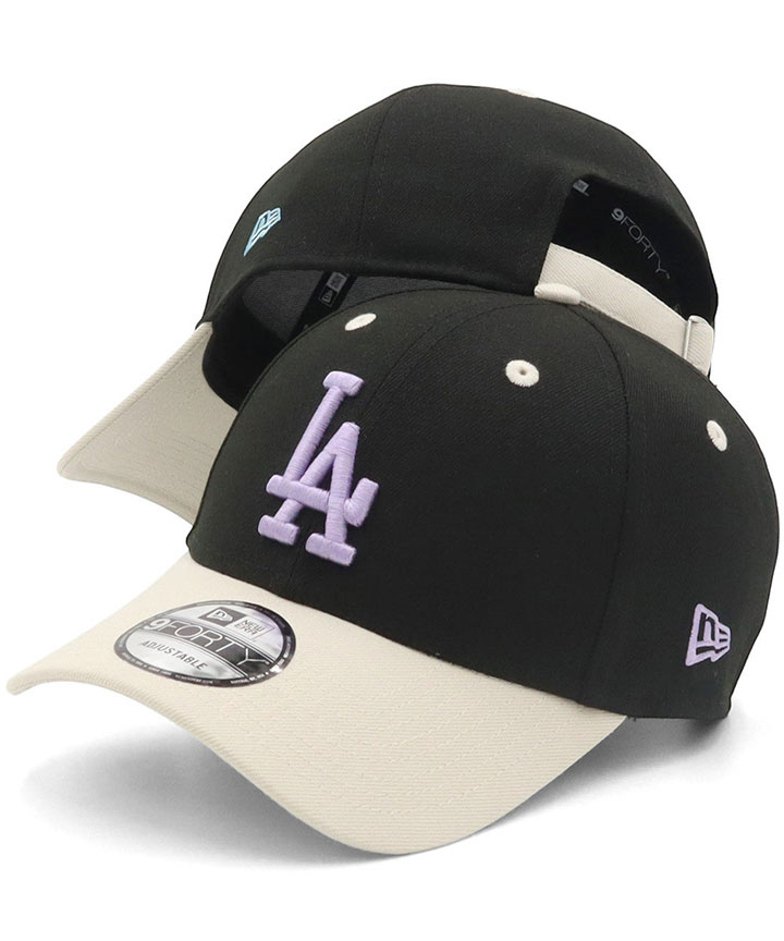 Apontboo　海外限定モデル　ニューエラ　9FORTY LA キャップ NEW ERA（ニューエラ） ニューエラキャップ 9FORTY ツートーンMLB
