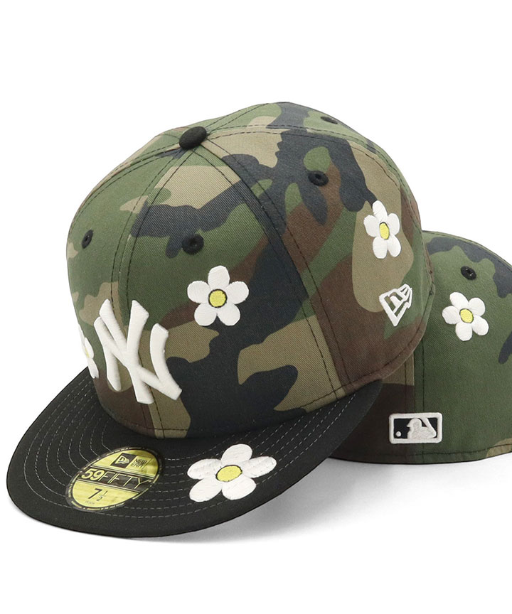 NEW ERA（ニューエラ） ニューエラキャップ 59FIFTY 花柄カモ柄MLB