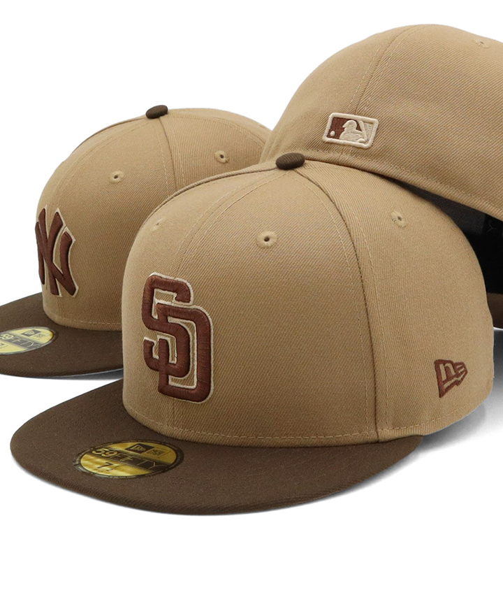 New Era 59FIFTY LAキャップ 7 3/4 ベージュ NEW ERA ニューエラキャップ MLB 59FIFTY ONSPOTZ別注 : ONSPOTZ
