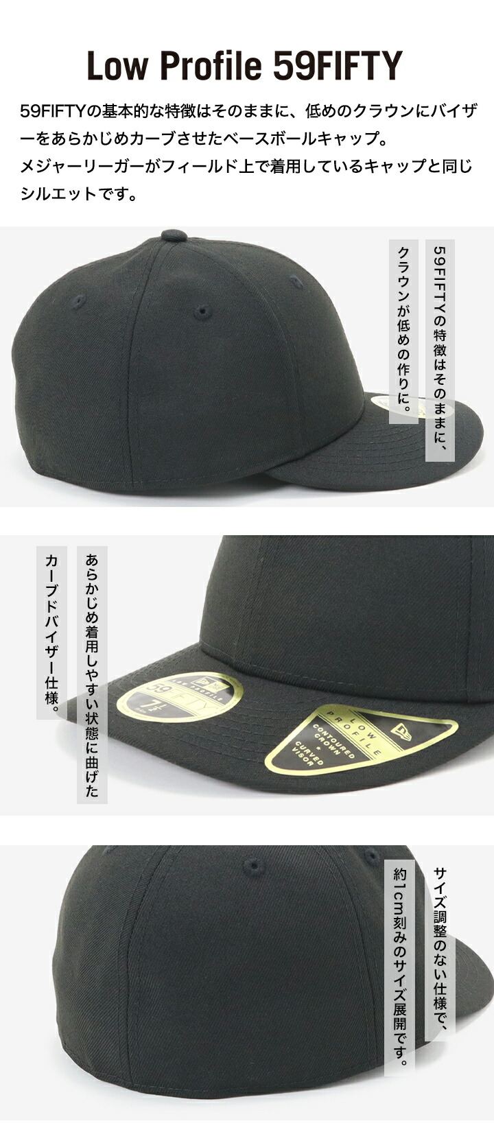 NEW ERA ニューエラ キャップ ロープロファイル 帽子 : ONSPOTZ