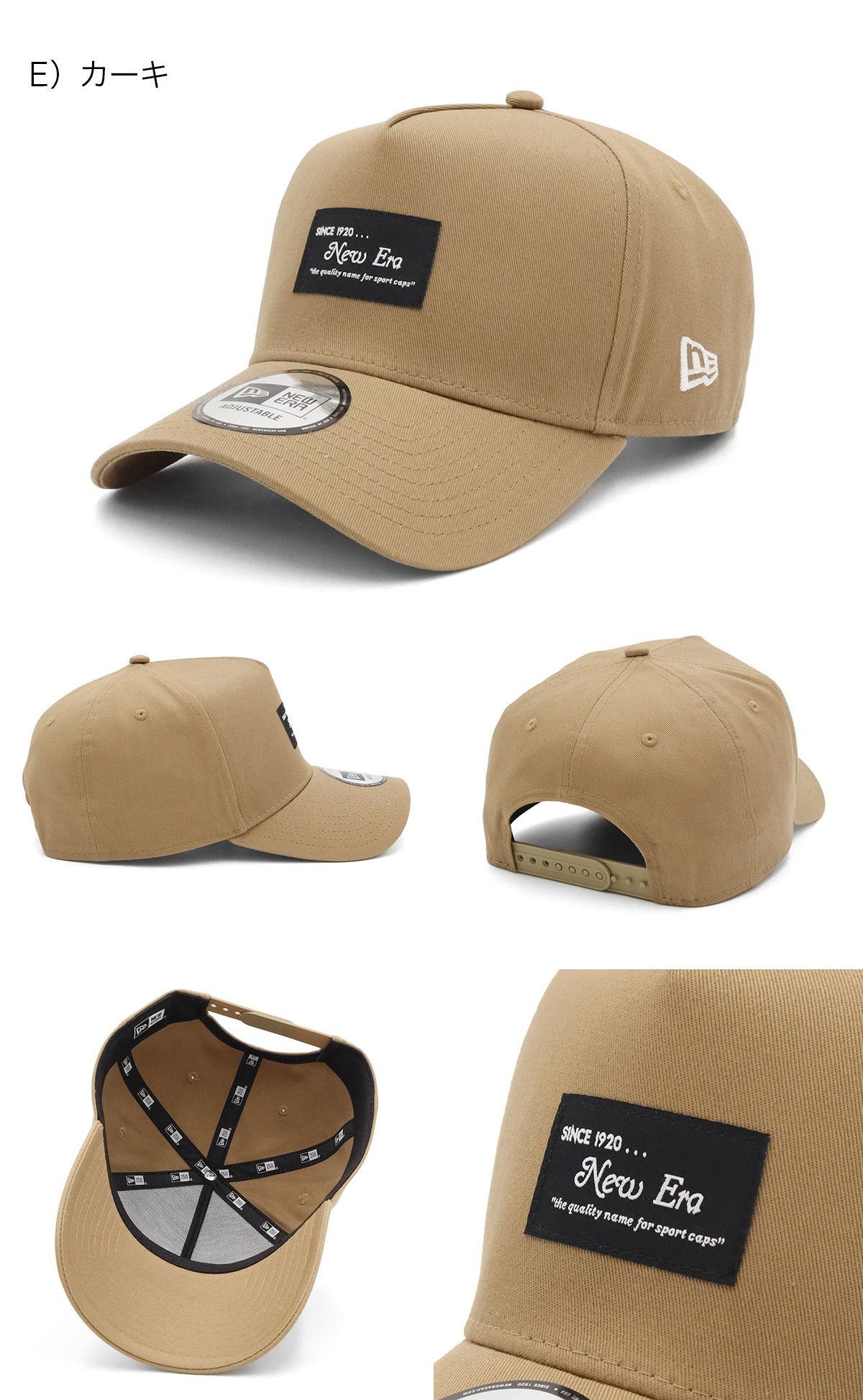 NEW ERA（ニューエラ） キャップ ブラックパッチ ONSPOTZ別注