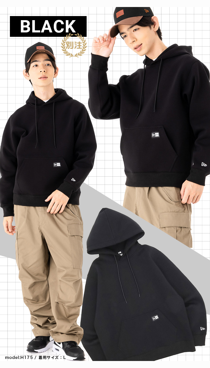 NEW ERA（ニューエラ） パーカー ONSPOTZ別注 フード付き : ONSPOTZ