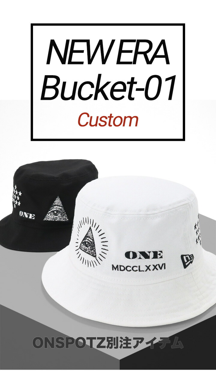NEW ERA ニューエラ バケット DOLLAR ONSPOTZ別注 : ONSPOTZ