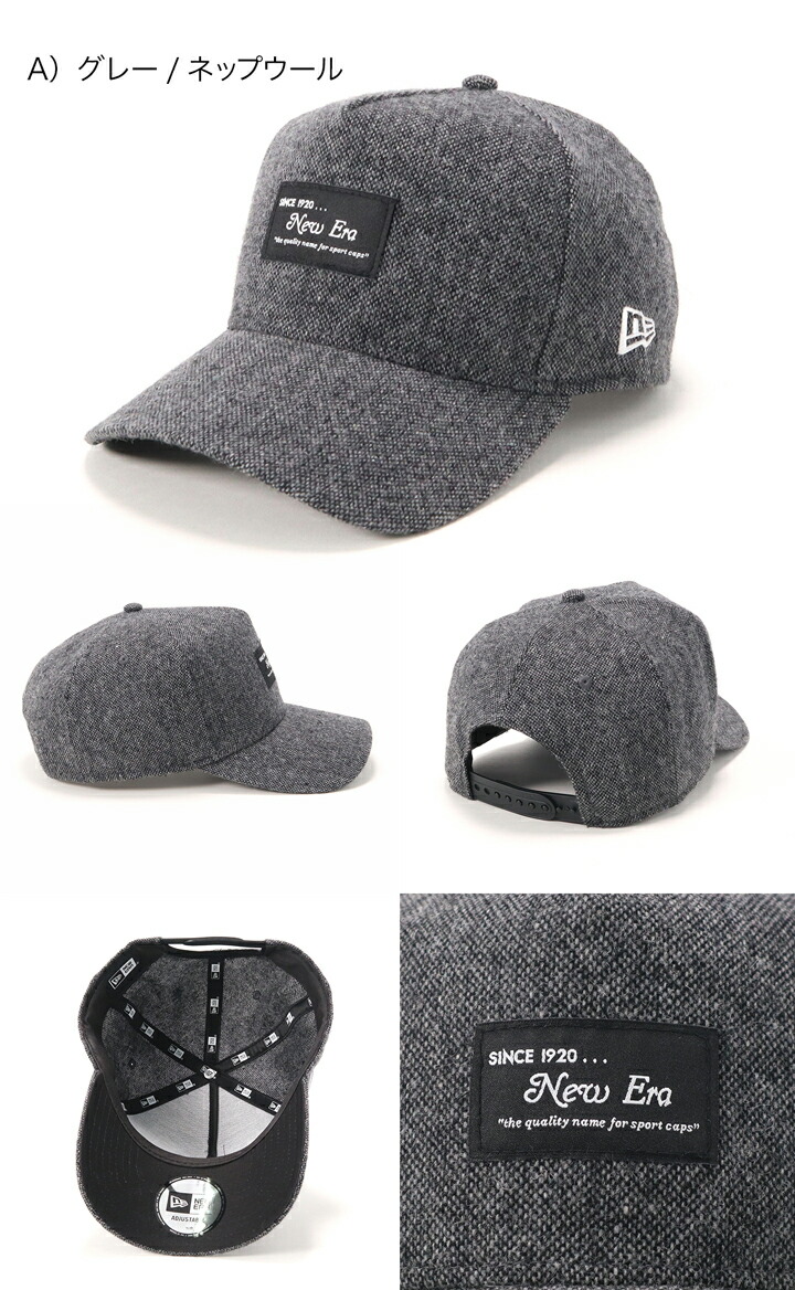 NEW ERA ニューエラキャップ 9FORTY-A ブラックパッチ ONSPOTZ