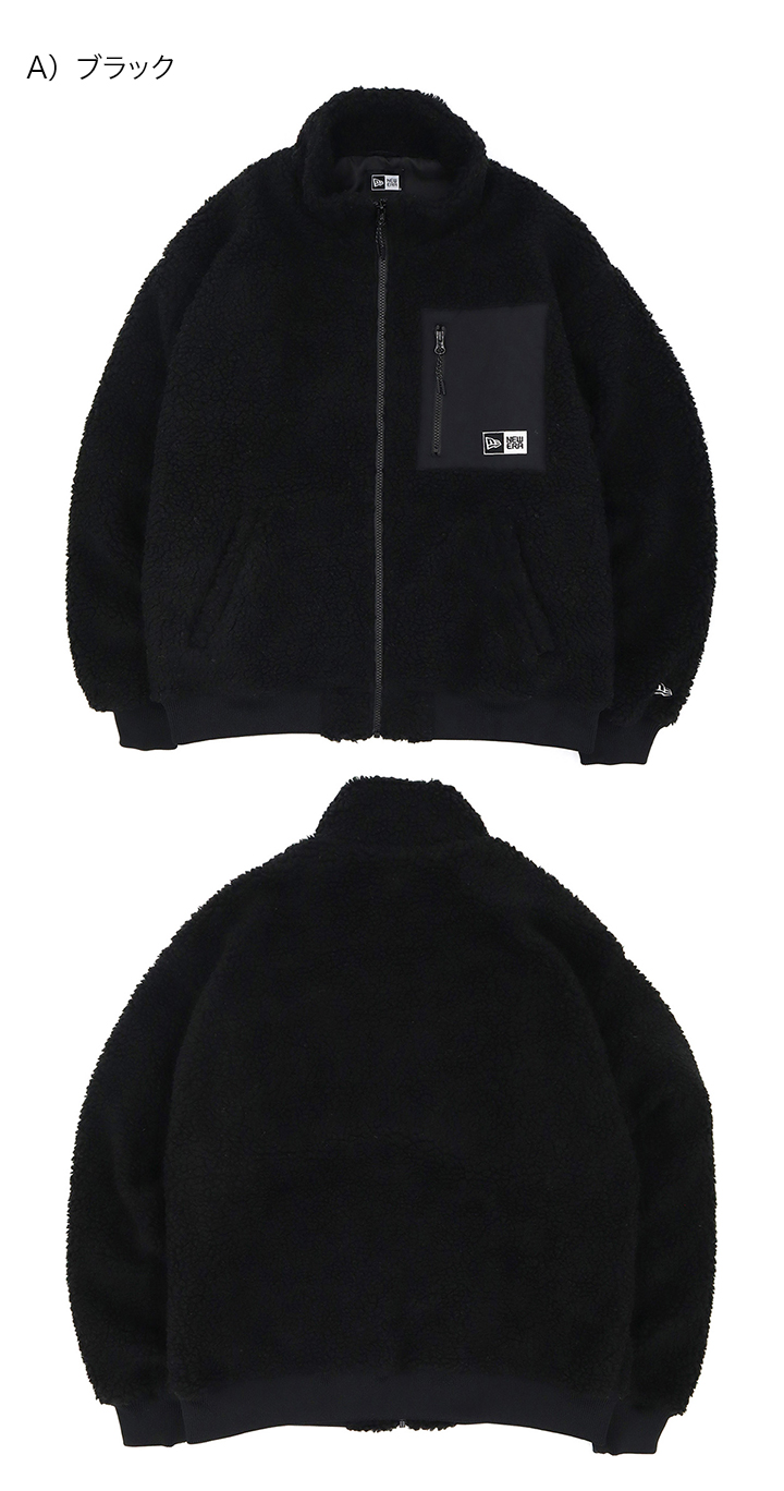 NEW ERA ニューエラ ボアジャケット BOXロゴ ONSPOTZ別注