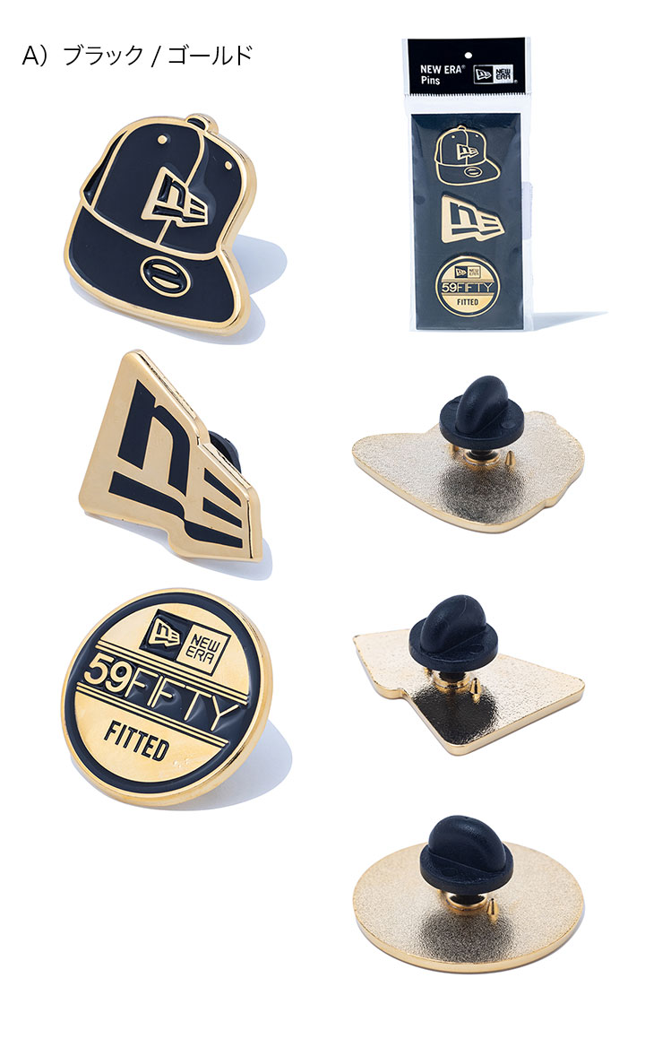 記念バッチ NEW ERA ニューエラ 59FIFTY DAY 記念ピンバッチ3Pセット