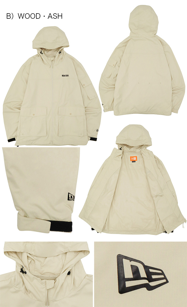 NEW ERA（ニューエラ） 韓国企画 ナイロン デタッチャブルジャケット