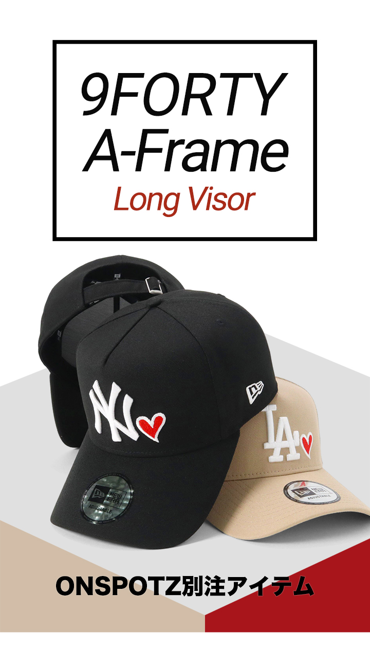 NEW ERA ニューエラキャップ MLB 9FORTYA-FRAMEロングバイザー