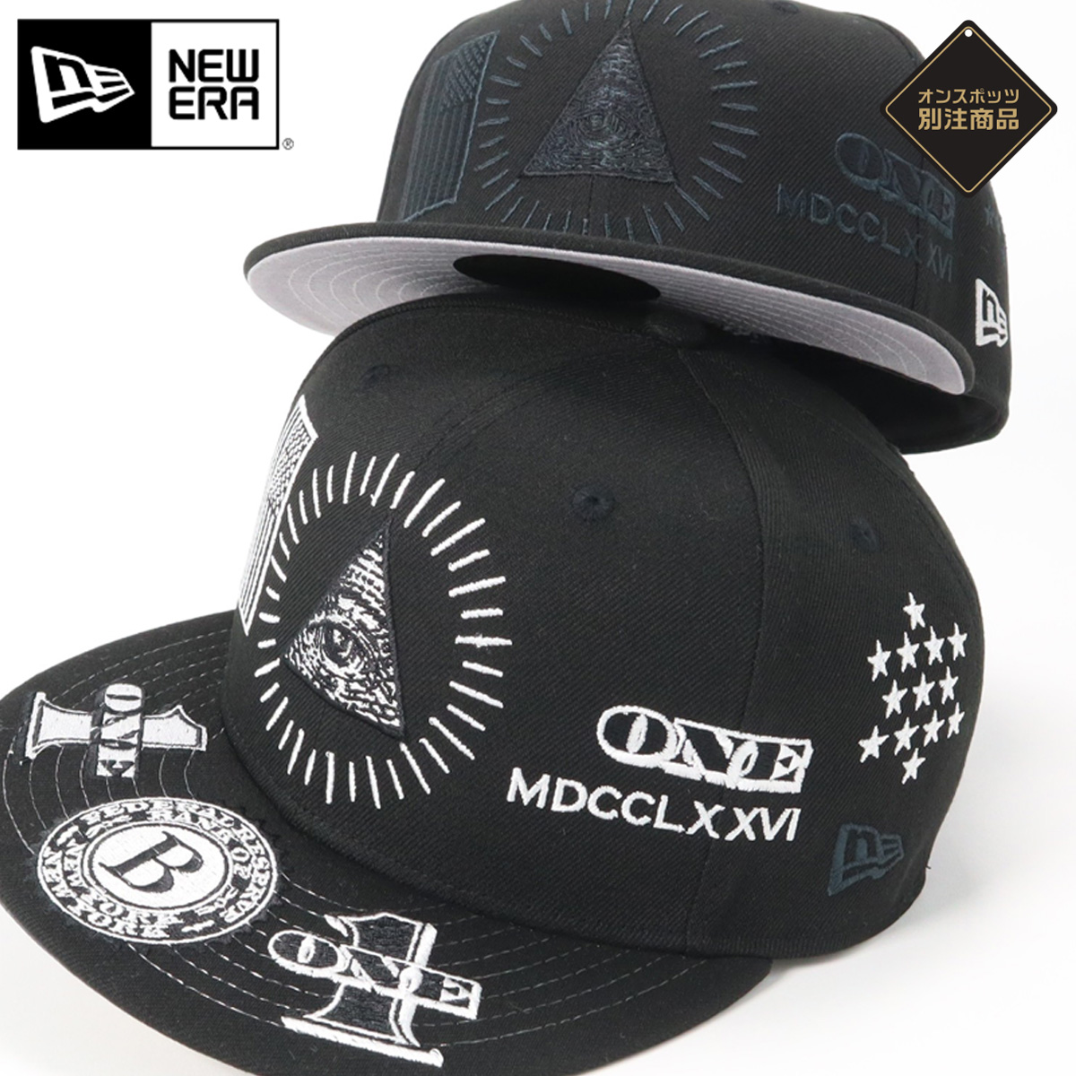 NEW ERA ニューエラ キャップ 59FIFTY ONSPOTZ別注 : ONSPOTZ