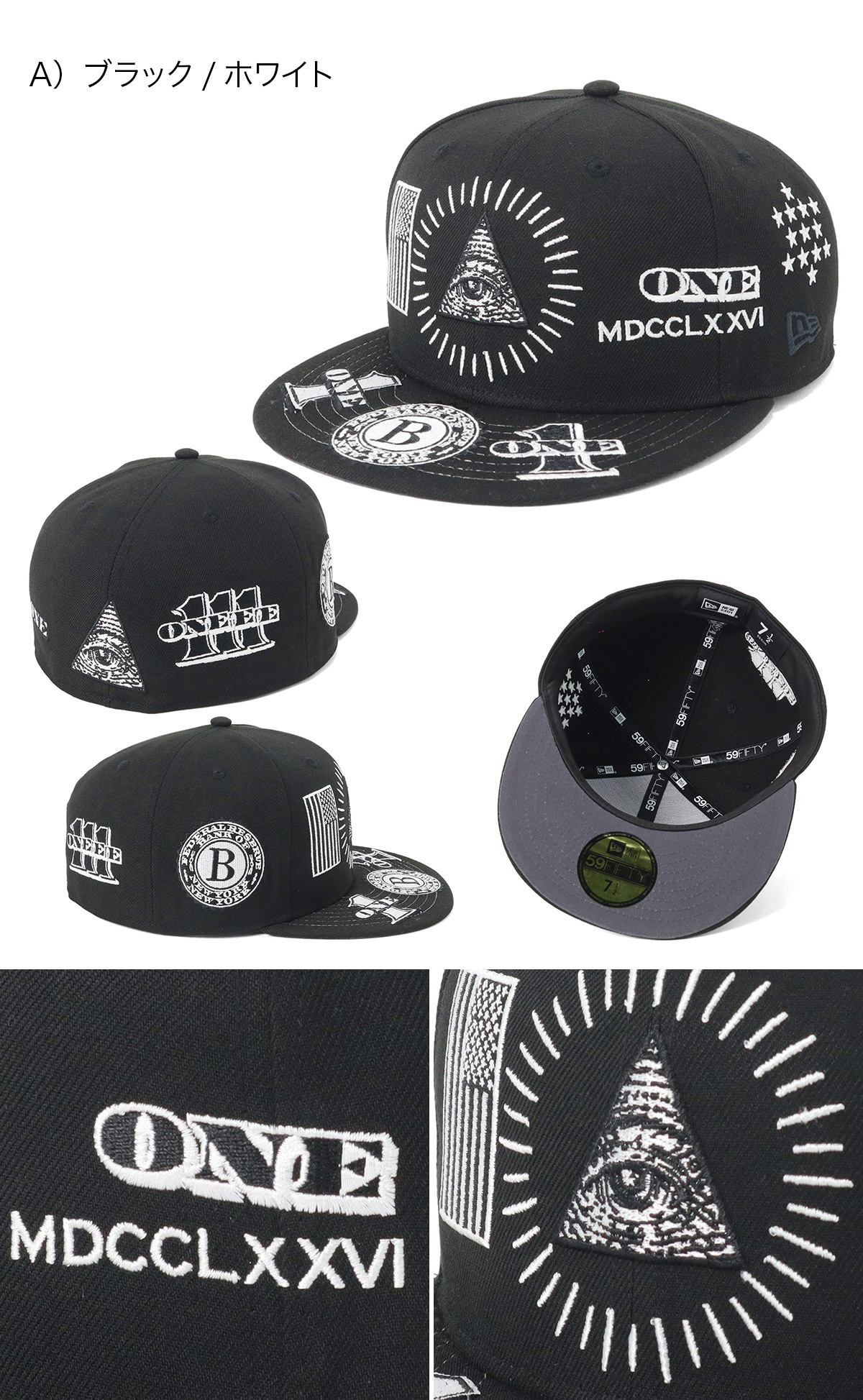 NEW ERA ニューエラ キャップ 59FIFTY ONSPOTZ別注 : ONSPOTZ