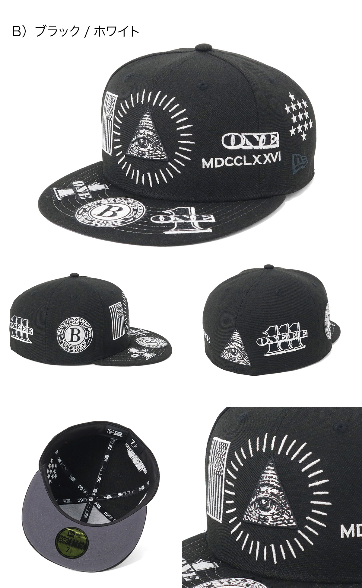 NEW ERA（ニューエラ） キャップ 59FIFTY ONSPOTZ別注 : ONSPOTZ Yahoo