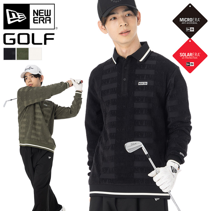 NEW ERA ニューエラゴルフ ポロシャツ パイル GOLF : ONSPOTZ Yahoo