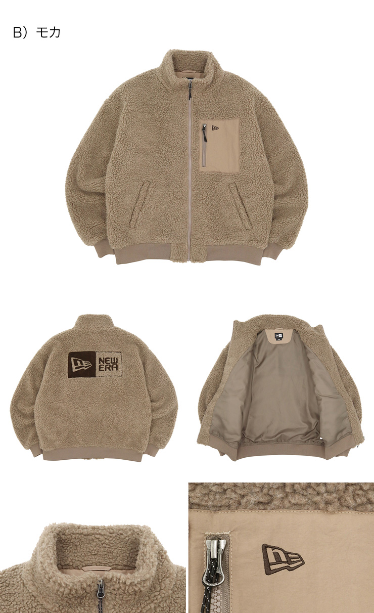 NEW ERA（ニューエラ） ブルゾン ボア ボックスロゴ : ONSPOTZ Yahoo