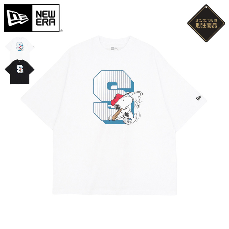 NEW ERA ニューエラ 半袖Tシャツ ピーナッツスヌーピーコラボ
