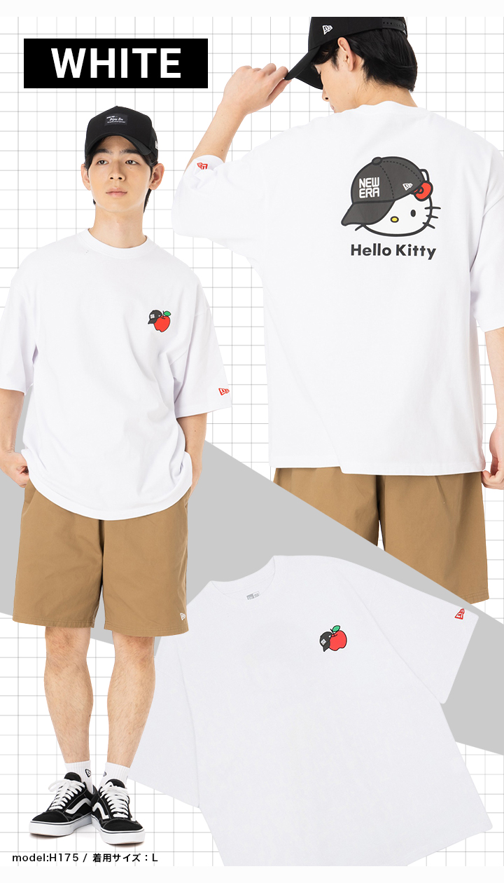 NEW ERA ニューエラ 半袖Tシャツ オーバーサイズ ハローキティ NEW ERA ニューエラ 半袖Tシャツ オーバーサイズ ハローキティ